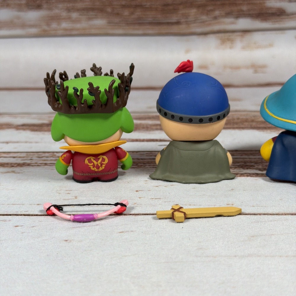 Kidrobot South Park The Stick of Truth Set of 4 Mini Vinyl Figures 2.5" w/ Props - Picture 5 of 6